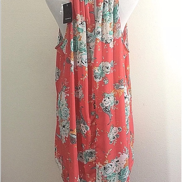 NWT Torrid Floral Print Georgette Hi Lo Tank 3X - Picture 6 of 8